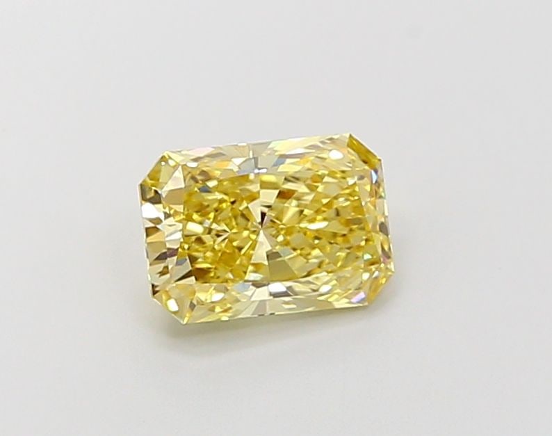 Loose Diamond - RADIANT 1.54ct Fancy Intense Yellow VS1: Loose Diamond - RADIANT 1.54ct Fancy Intense Yellow VS1 Source: This is a real non-mined Diamond that has been grown in a lab Shape: RADIANT Carats: 1.54 Color: Fancy Intense Yellow Certification: IGI