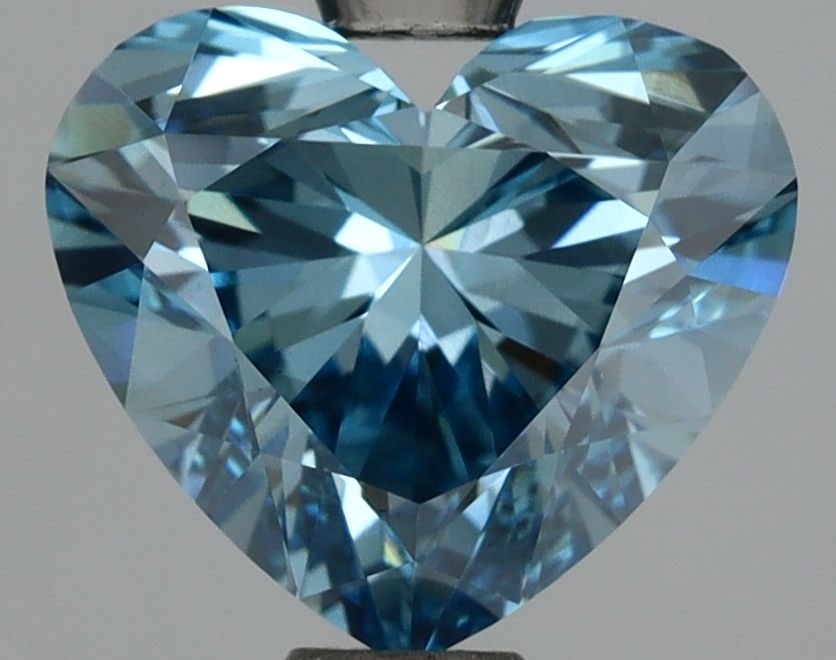 Loose Diamond - HEART 2.12ct Fancy Vivid Blue VS1