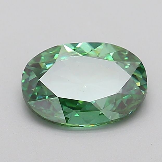 Loose Diamond - ROSE 0.84ct Fancy Vivid Green VS1