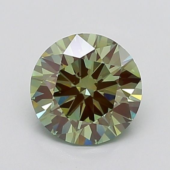 Loose Diamond - ROUND 2.0ct Fancy Vivid Green VS1