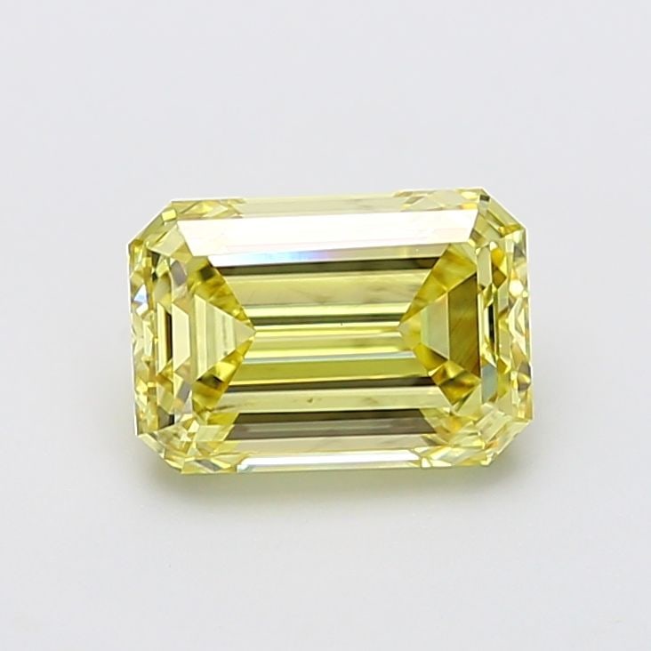 Loose Diamond - EMERALD 2.94ct Fancy Intense Yellow VS2: Loose Diamond - EMERALD 2.94ct Fancy Intense Yellow VS2 Source: This is a real non-mined Diamond that has been grown in a lab Shape: EMERALD Carats: 2.94 Color: Fancy Intense Yellow Certification: IGI