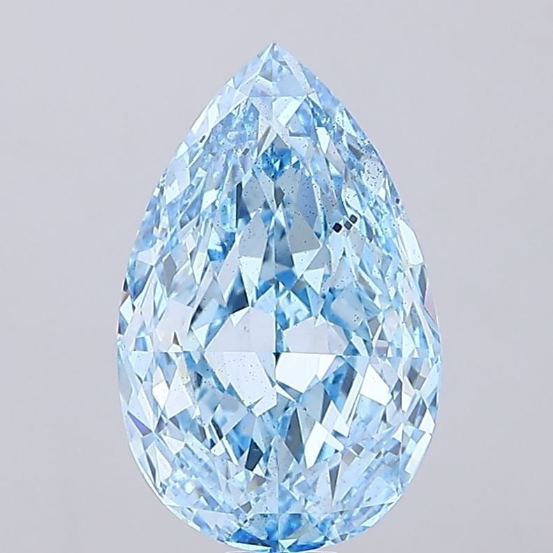 Loose Diamond - PEAR 28.03ct Fancy Vivid Blue SI1