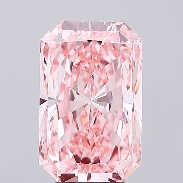 Loose Diamond - RADIANT 4.0ct Fancy Vivid Pink VS2