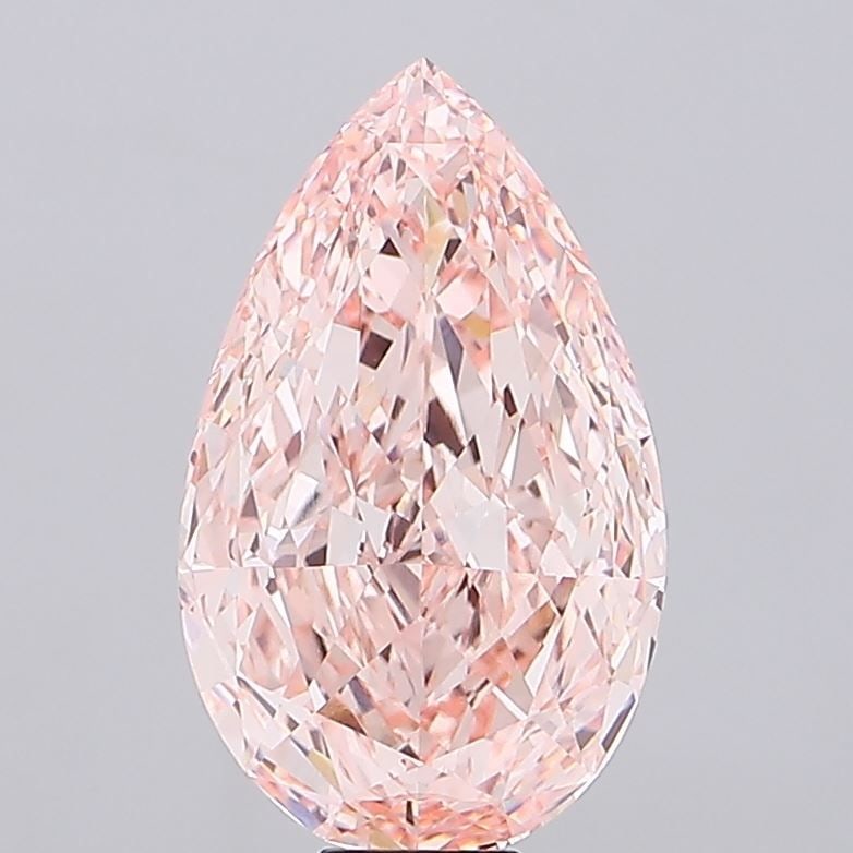 Loose Diamond - PEAR 18.76ct Fancy Intense Pink VVS2: Loose Diamond - PEAR 18.76ct Fancy Intense Pink VVS2 Source: This is a real non-mined Diamond that has been grown in a lab Shape: PEAR Carats: 18.76 Color: Fancy Intense Pink Certification: IGI
