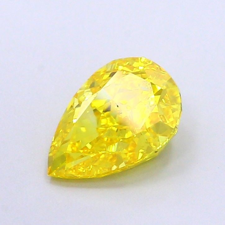 Loose Diamond - PEAR 1.58ct Fancy Vivid Yellow VVS2 (1 of 1)