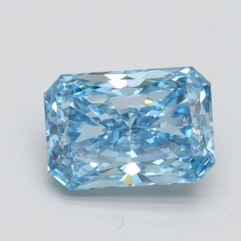 Loose Diamond - RADIANT 1.52ct Fancy Vivid Blue VS1