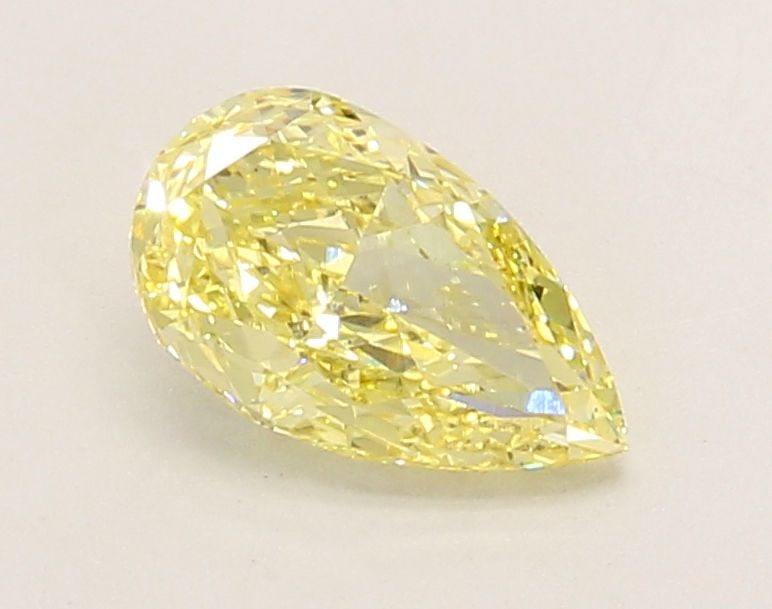 Loose Diamond - PEAR 1.08ct Fancy Intense Yellow VS1: Loose Diamond - PEAR 1.08ct Fancy Intense Yellow VS1 Source: This is a real non-mined Diamond that has been grown in a lab Shape: PEAR Carats: 1.08 Color: Fancy Intense Yellow Certification: IGI Video