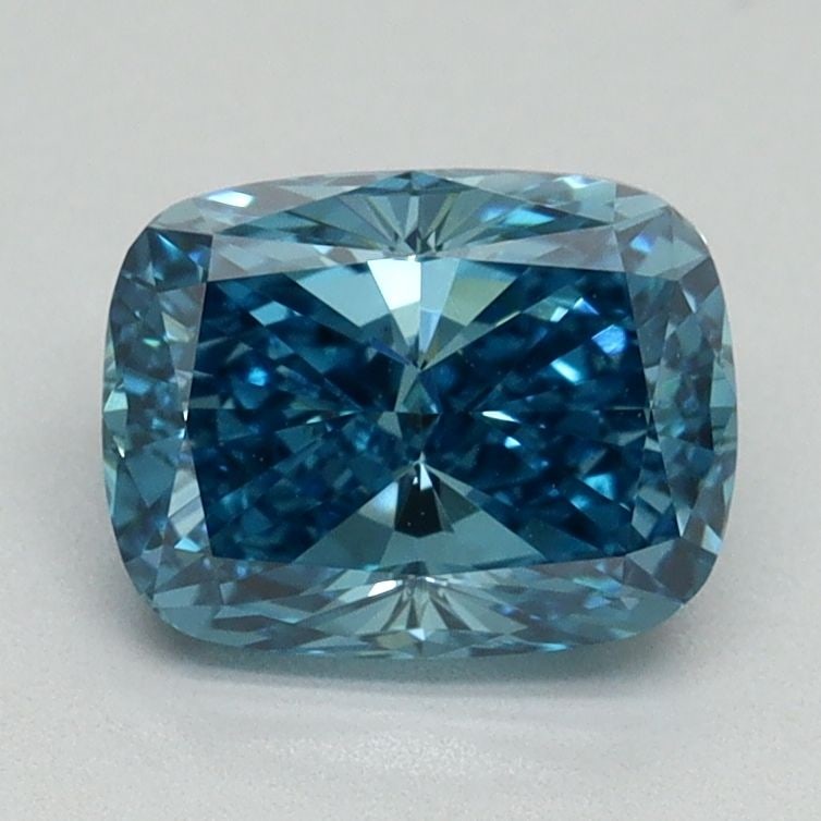 Loose Diamond - CUSHION MODIFIED 1.54ct Fancy Vivid Blue VS1