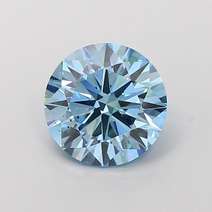 Ideal Loose Diamond - ROUND 3.02ct Fancy Vivid Blue VS2