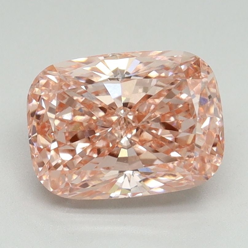 Loose Diamond - CUSHION BRILLIANT 2.07ct Fancy Vivid Pink VVS2