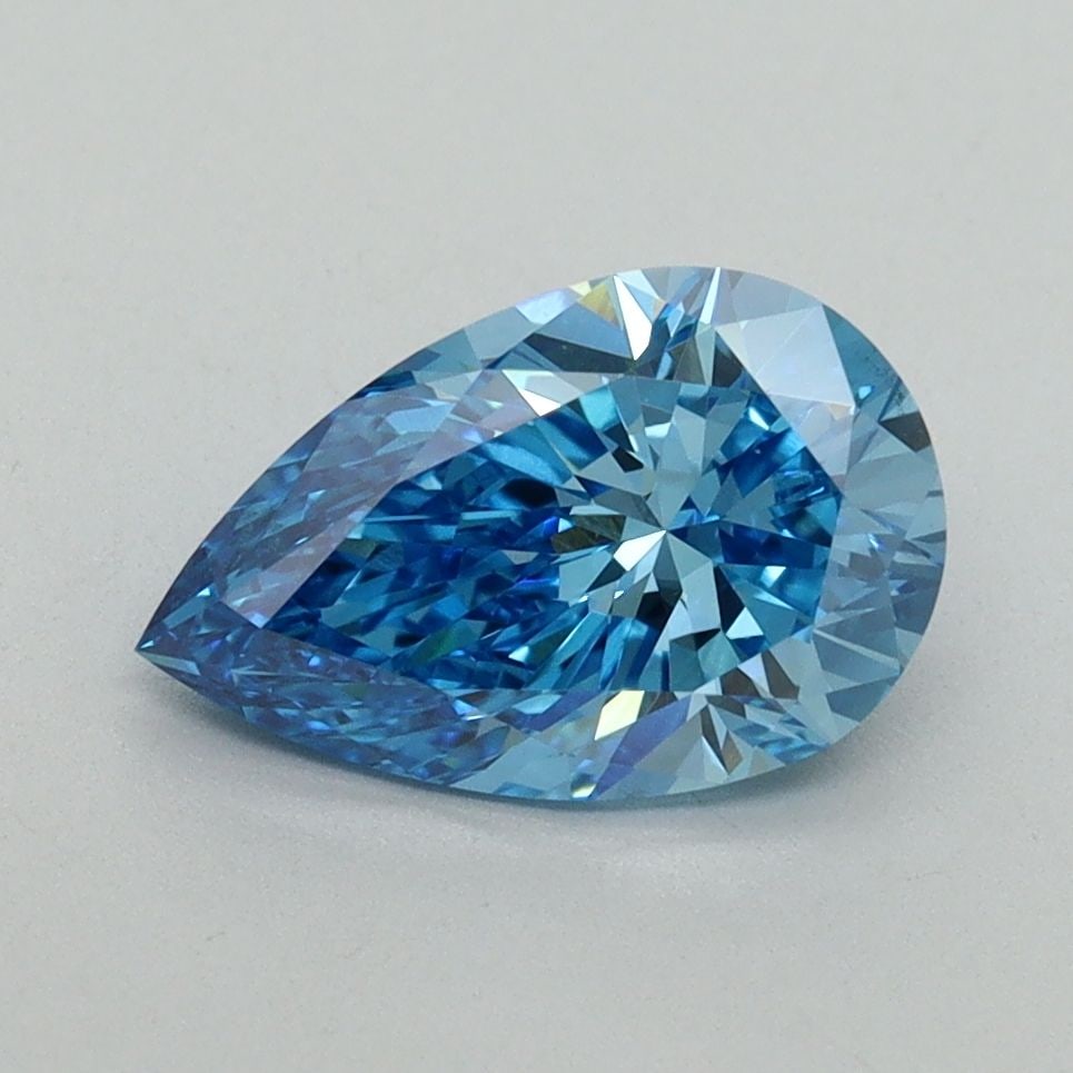 Loose Diamond - PEAR 1.53ct Fancy Vivid Blue VS1