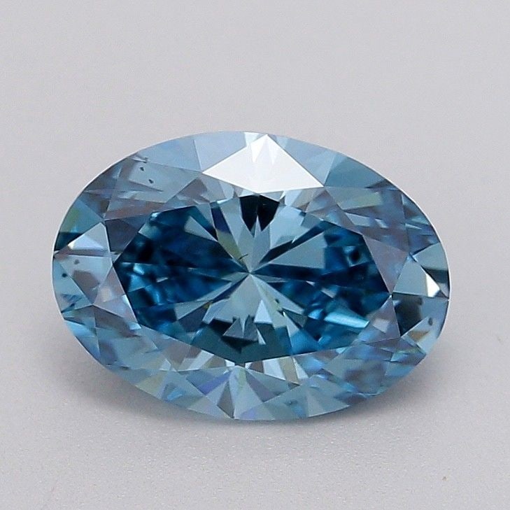 Loose Diamond - OVAL 2.05ct Fancy Vivid Blue SI1