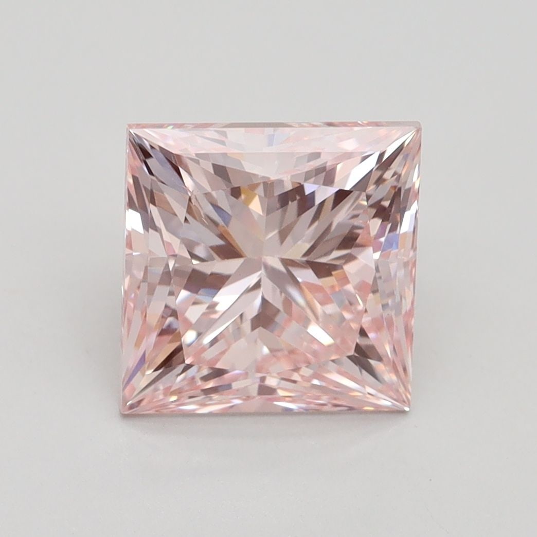 Loose Diamond - PRINCESS 3.01ct Fancy Intense Pink VS2