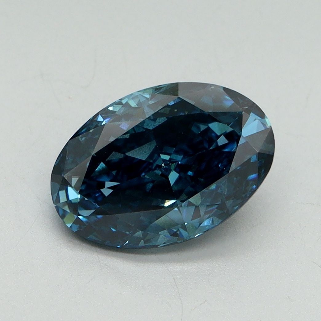 Loose Diamond - OVAL 2.02ct Fancy Vivid Blue VS2