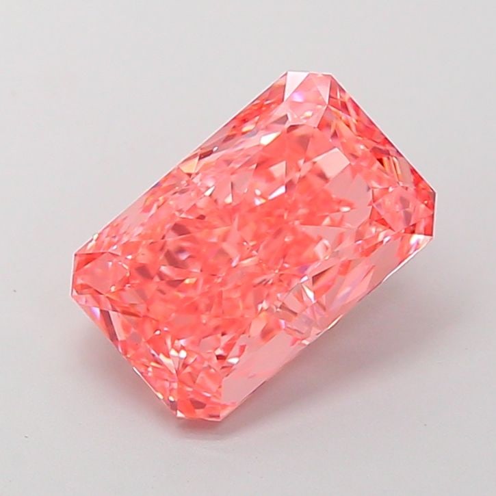 Loose Diamond - RADIANT 3.52ct Fancy Vivid Pink VS1
