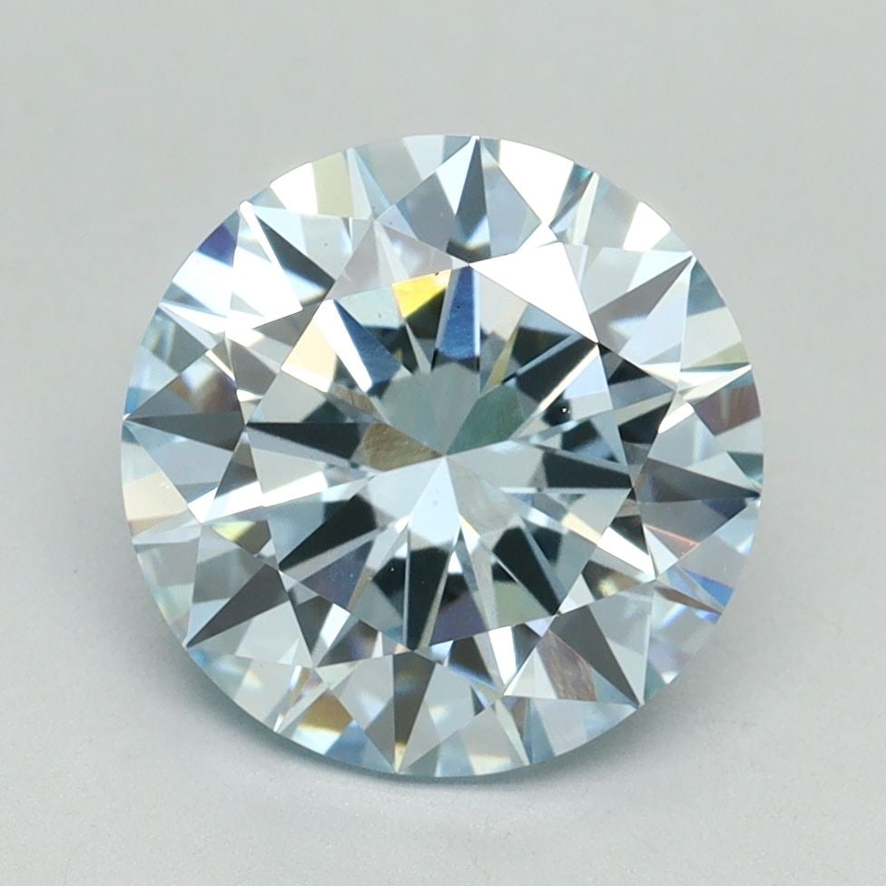 Loose Diamond - ROUND 3.04ct Fancy Intense Blue VS1