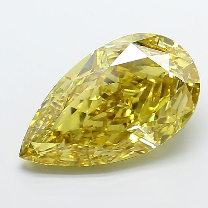 Loose Diamond - PEAR 10.13ct Fancy Intense Yellow VS1: Loose Diamond - PEAR 10.13ct Fancy Intense Yellow VS1 Source: This is a real non-mined Diamond that has been grown in a lab Shape: PEAR Carats: 10.13 Color: Fancy Intense Yellow Certification: IGI Vid