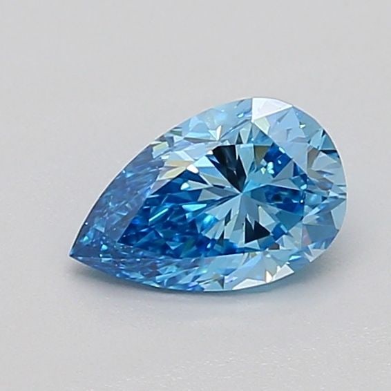 Loose Diamond - PEAR 0.56ct Fancy Vivid Blue VS1