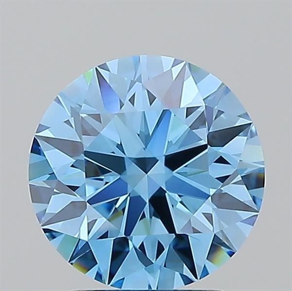 Ideal Loose Diamond - ROUND 2.04ct Fancy Vivid Blue VVS1