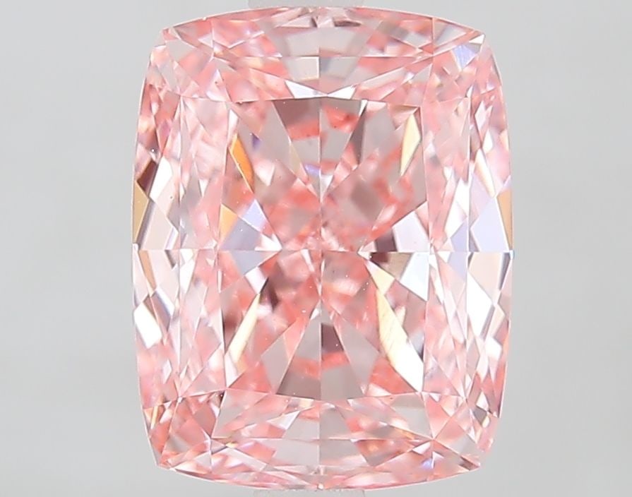 Loose Diamond - CUSHION MODIFIED 3.03ct Fancy Vivid Pink VVS2