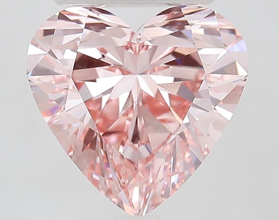 Loose Diamond - HEART 4.09ct Fancy Vivid Pink VVS2