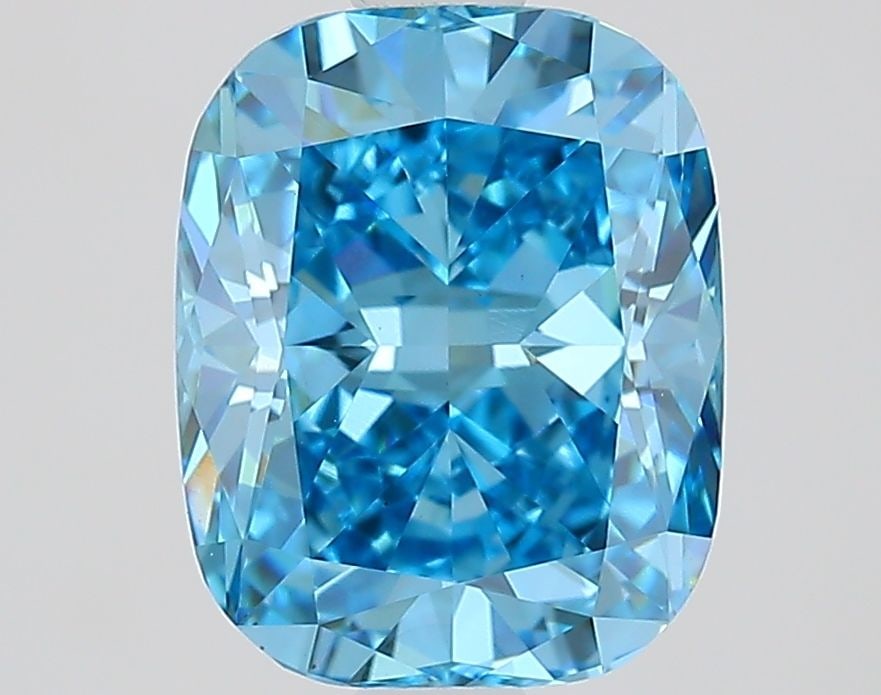 Loose Diamond - CUSHION MODIFIED 1.8ct Fancy Vivid Blue VS1
