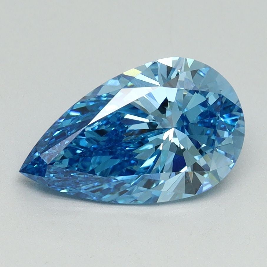 Loose Diamond - PEAR 1.55ct Fancy Vivid Blue VVS2