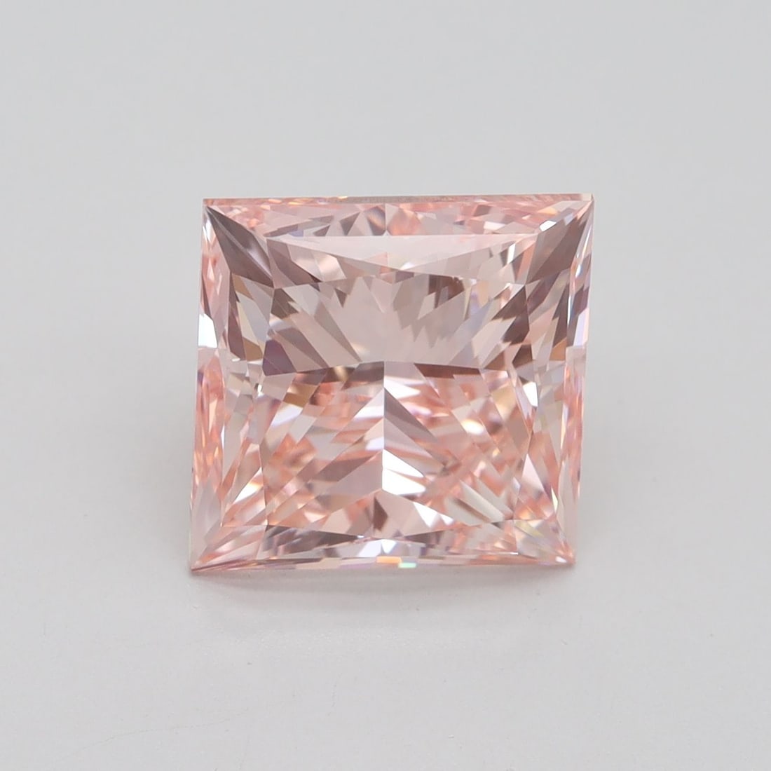 Loose Diamond - PRINCESS 5.01ct Fancy Intense Pink VVS2