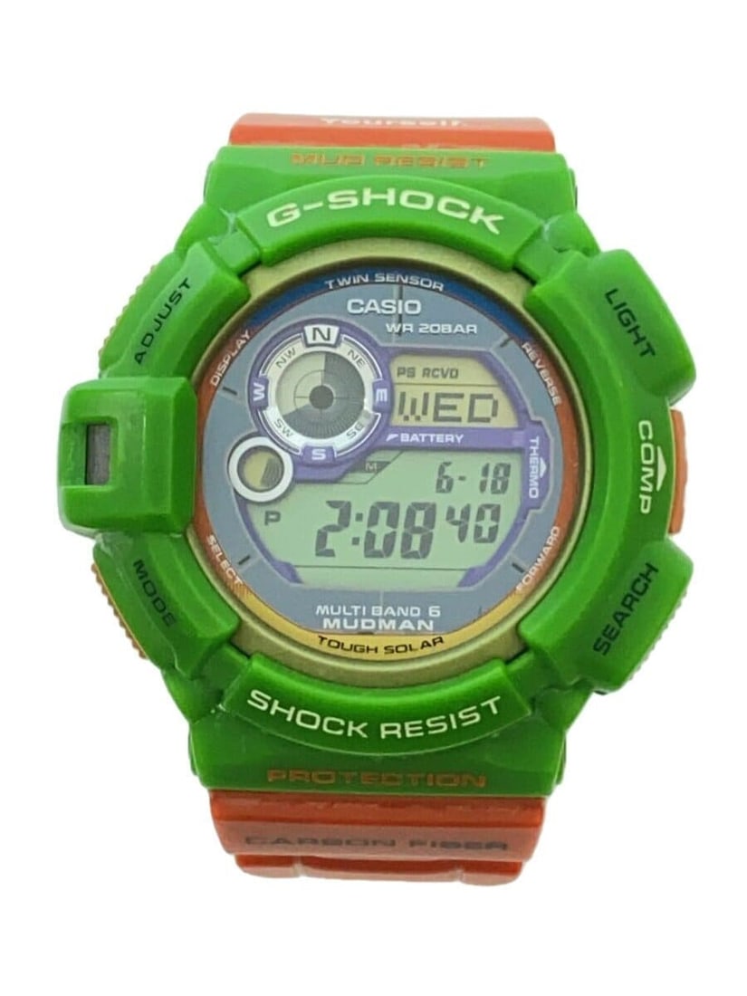 Casio G Shock GW 9300K 3JR Orange Rubber Wristwatch