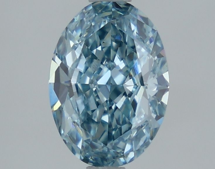 Loose Diamond - OVAL 1.81ct Fancy Vivid Blue VVS2