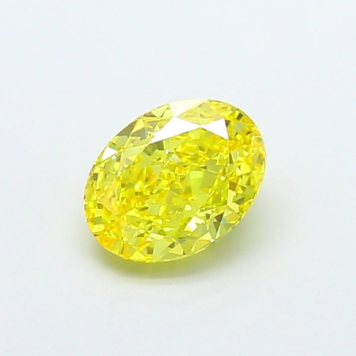 Loose Diamond - OVAL 2.07ct Fancy Vivid Yellow VVS2: Loose Diamond - OVAL 2.07ct Fancy Vivid Yellow VVS2 Source: This is a real non-mined Diamond that has been grown in a lab Shape: OVAL Carats: 2.07 Color: Fancy Vivid Yellow Certification: IGI Video: