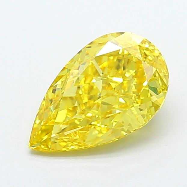 Loose Diamond - PEAR 1.76ct Fancy Vivid Yellow VVS2