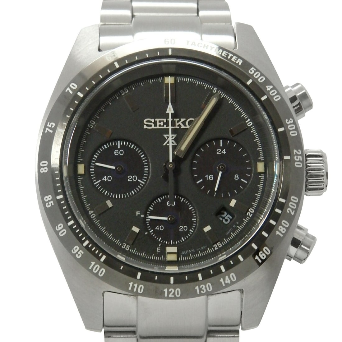 Seiko Men's Solar Speedtimer Prospex Wristwatch SBDL091 V192 (1 of 6)