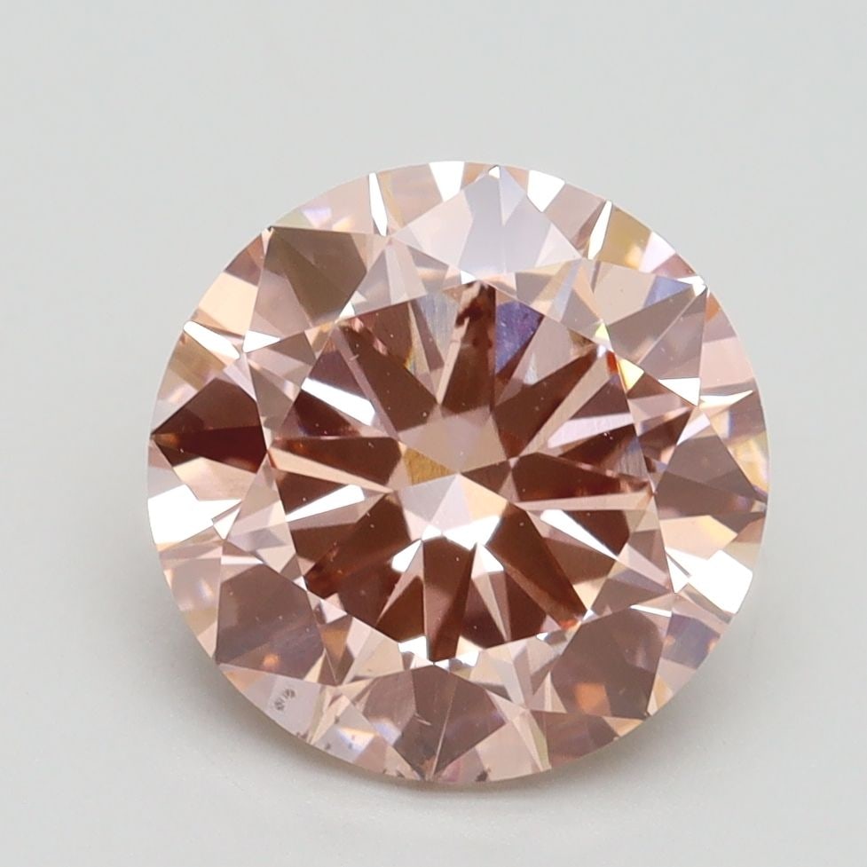 Loose Diamond - ROUND 3.0ct Fancy Intense Pink SI1