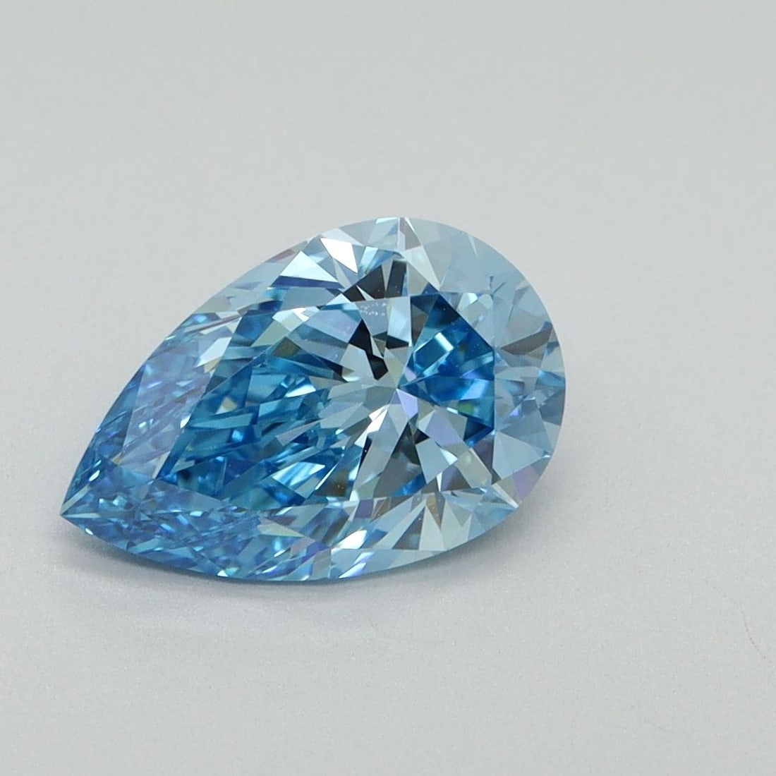 Loose Diamond - PEAR 1.65ct Fancy Vivid Blue VVS2