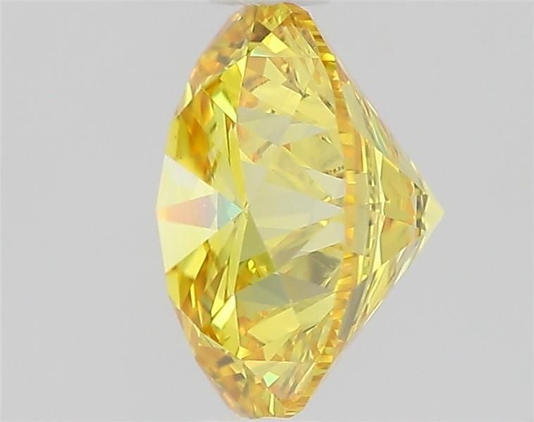 Ideal Loose Diamond - ROUND 1.08ct Fancy Vivid Yellow VS1