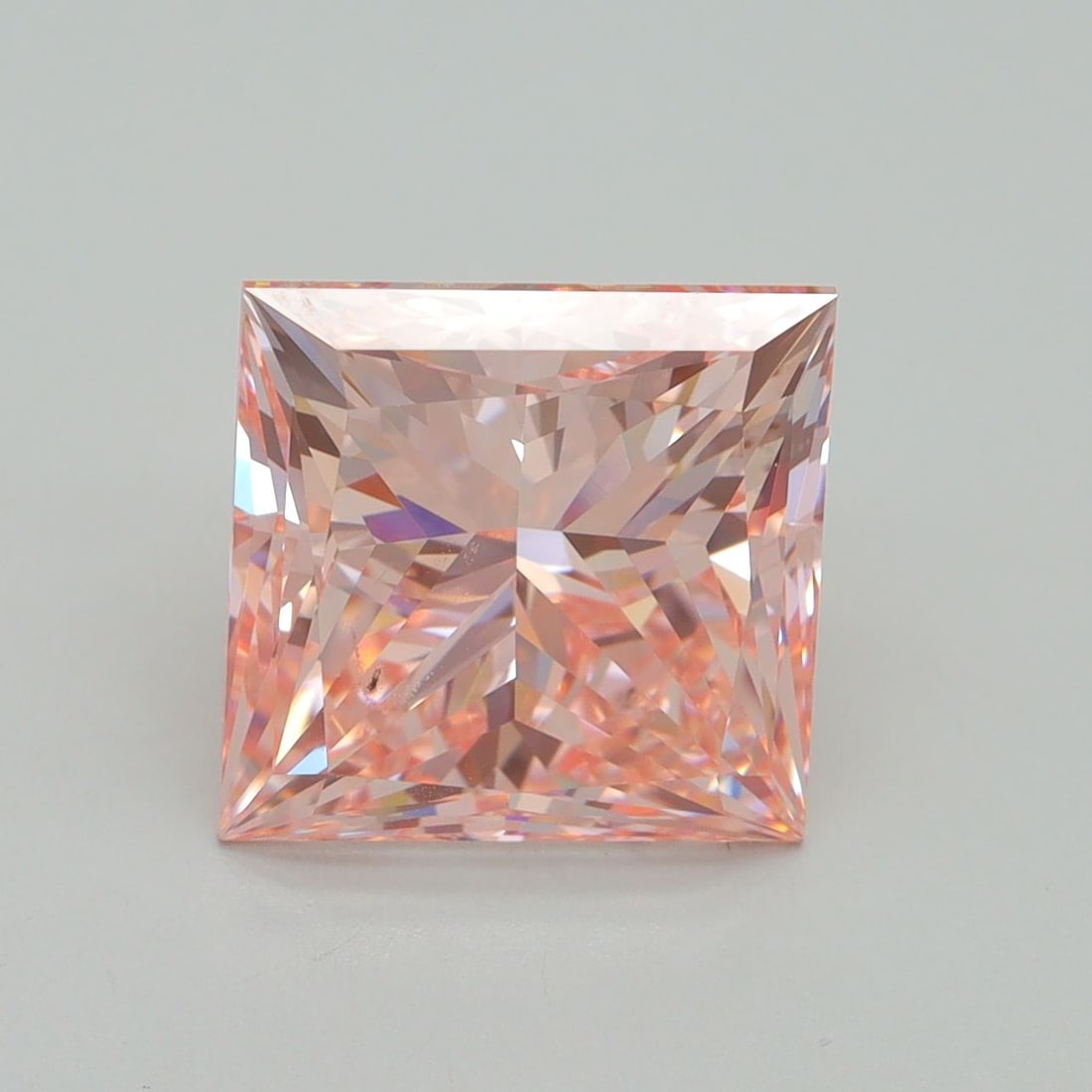 Loose Diamond - PRINCESS 5.02ct Fancy Intense Pink VS1