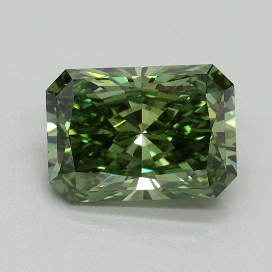 Loose Diamond - RADIANT 1.53ct Fancy Vivid Green VS2