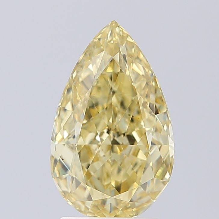 Loose Diamond - PEAR 2.5ct Fancy Intense Yellow VS1: Loose Diamond - PEAR 2.5ct Fancy Intense Yellow VS1 Source: This is a real non-mined Diamond that has been grown in a lab Shape: PEAR Carats: 2.5 Color: Fancy Intense Yellow Certification: IGI Video: