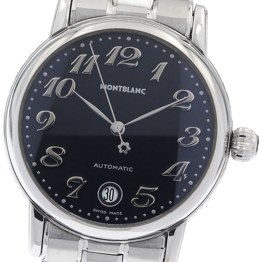 Montblanc Meisterstuck Date Men's Wristwatch 7019: Montblanc Meisterstuck Date Men's Wristwatch 7019 This is a Montblanc Meisterstuck Date men's wristwatch, model 7019. Made in Switzerland, this pre-owned timepiece is designed for men and features a c