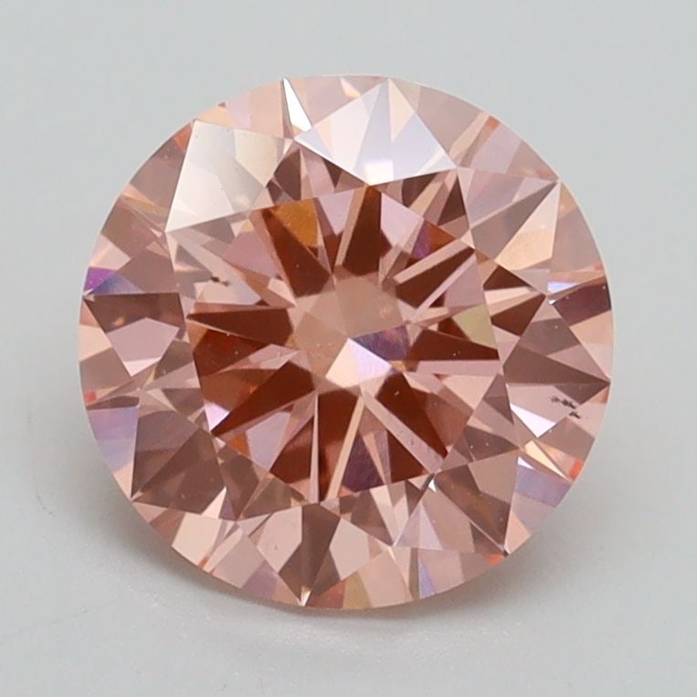 Loose Diamond - ROUND 1.7ct Fancy Intense Pink VS2