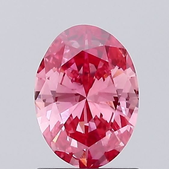 Loose Diamond - OVAL 0.82ct Fancy Vivid Pink VS2: Loose Diamond - OVAL 0.82ct Fancy Vivid Pink VS2 Source: This is a real non-mined Diamond that has been grown in a lab Shape: OVAL Carats: 0.82 Color: Fancy Vivid Pink Certification: NONE Video: