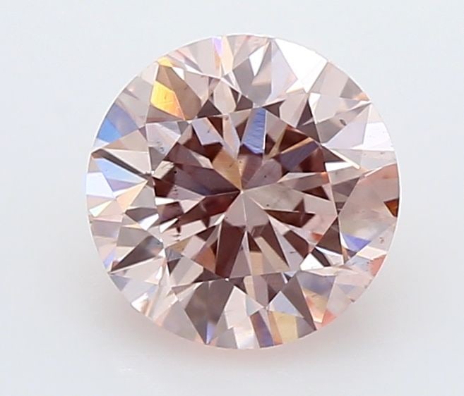 Loose Diamond - ROUND 0.88ct Fancy Pink SI1