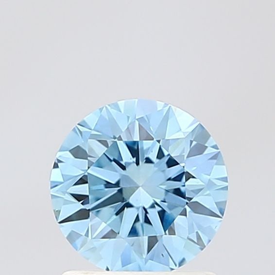 Loose Diamond - ROUND 1.07ct Fancy Vivid Blue VS1