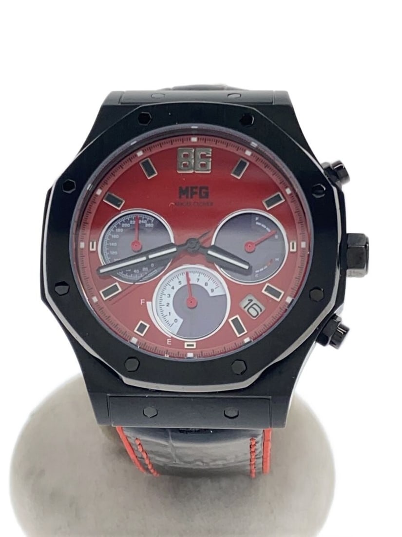 Angel Clover MF Ghost 86GT Quartz Leather Men's Wristwatch: Angel Clover MF Ghost 86GT Quartz Leather Men's Wristwatch This Angel Clover men's wristwatch is a special MF Ghost Collaboration 86GT model, featuring a red leather band and a quartz movement. Made i