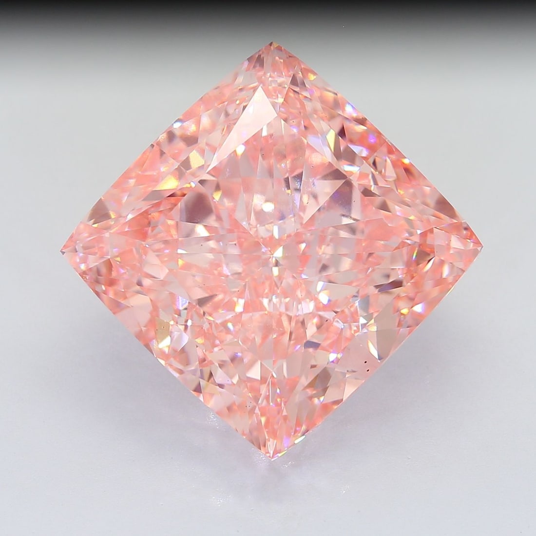 Loose Diamond - CUSHION MODIFIED 44.44ct Fancy Intense Pink VS1