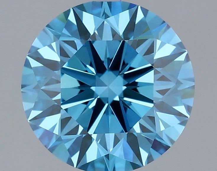 Loose Diamond - ROUND 1.81ct Fancy Vivid Blue VS1