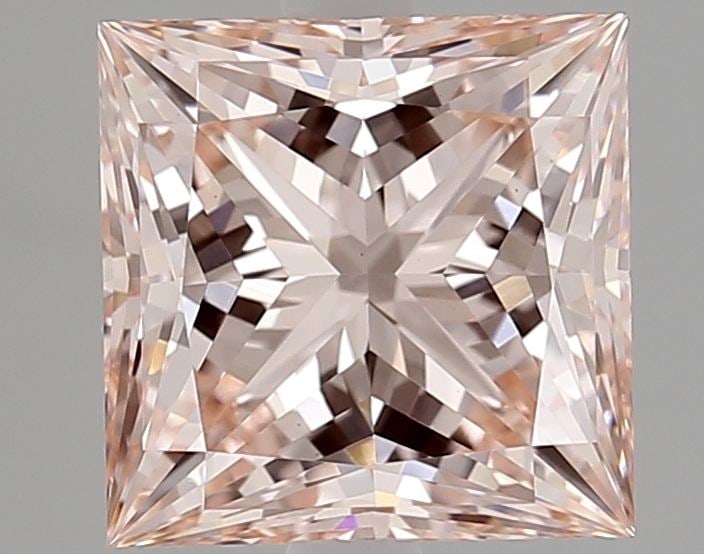 Loose Diamond - PRINCESS 3.04ct Fancy Intense Pink VVS2