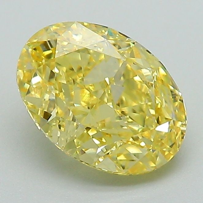 Loose Diamond - OVAL 1.7ct Fancy Intense Yellow VS1: Loose Diamond - OVAL 1.7ct Fancy Intense Yellow VS1 Source: This is a real non-mined Diamond that has been grown in a lab Shape: OVAL Carats: 1.7 Color: Fancy Intense Yellow Certification: IGI Video: