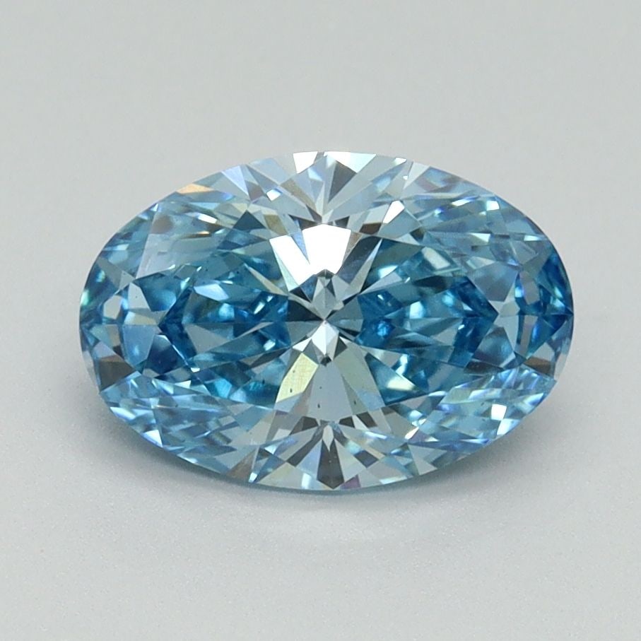 Loose Diamond - OVAL 1.57ct Fancy Vivid Blue VS2